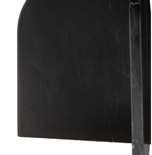 (pre-order) Capri Black Marble Round Coffee Table