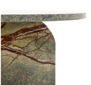 (pre-order) Capri Ember Marble Round Coffee Table