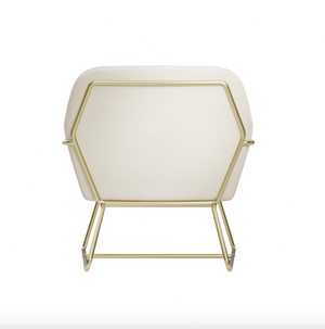 Charlotte Cream & Gold Chair