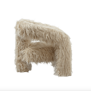 Freya Faux Fur Accent Chair