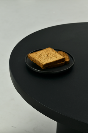 Cloud Black Micro Cement Dining Table