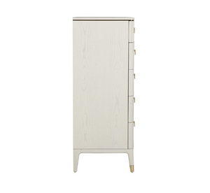 Loretta 5 Drawer Tall Chest Of Drawers Stone