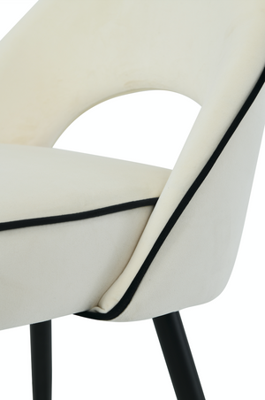 Mason Cream Velvet Barstool