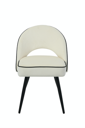 Mason Cream Velvet Dining Chair