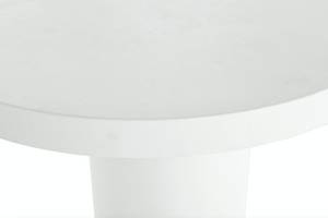 Cloud White Micro Cement Table