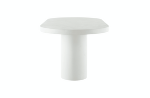 Cloud White Micro Cement Table