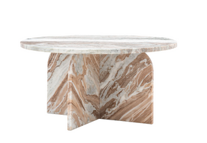 (pre-order) Capri Natural Marble Round Coffee Table