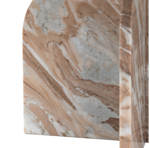 (pre-order) Capri Natural Marble Round Coffee Table