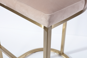 Faith Cream & Gold Barstool