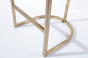 Faith Cream & Gold Barstool