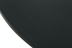 Cloud Black Micro Cement Round Dining Table