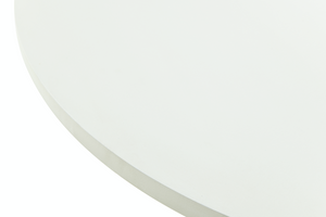 Cloud White Micro Cement Round Dining Table