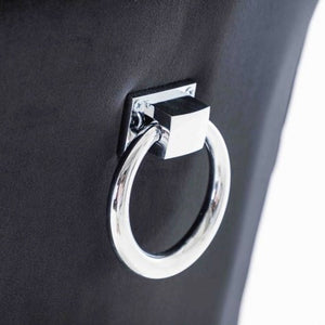 Tiffany Black Velvet Knocker Chair