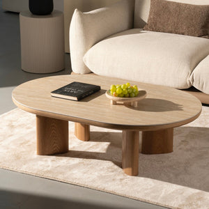Eton Oak Ceramic Coffee Table