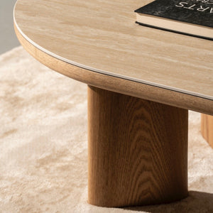 Eton Oak Ceramic Coffee Table