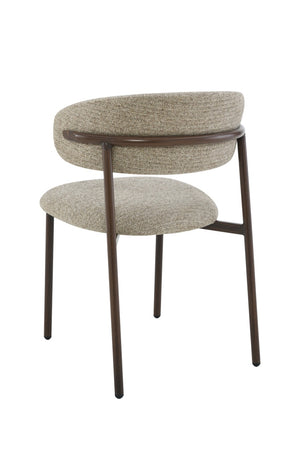 Eton Walnut Dining Table & Soho Walnut Chair Set