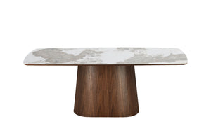 Eton Brown Wood Dining Table