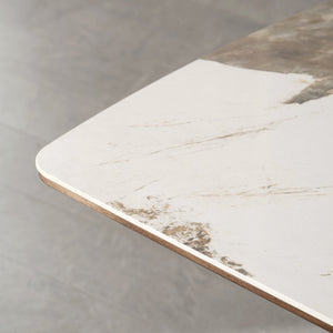 Eton Brown Wood Dining Table