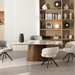 Eton Brown Wood Dining Table