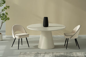 Mason Cream Velvet Dining Chair