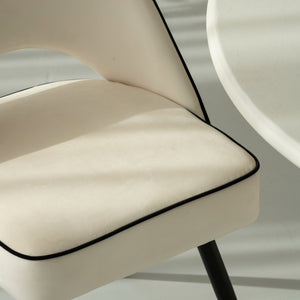 Mason Cream Velvet Dining Chair