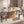 Ivy Oak Ceramic Dining Table