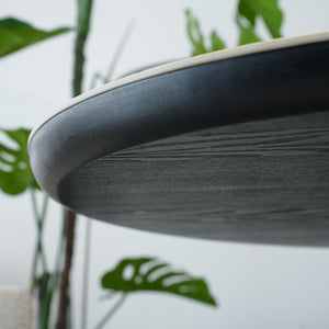 Ivy Black Ceramic Dining Table