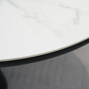Ivy Black Ceramic Dining Table