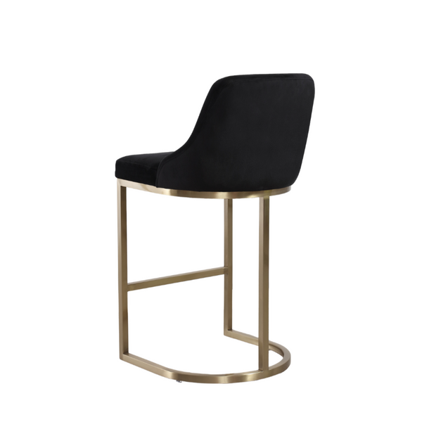 Faith Black & Gold Barstool