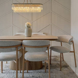 Eton Natural Wood Dining Table