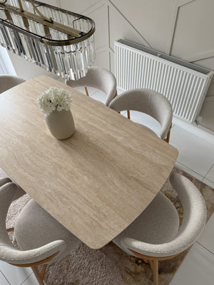 Eton Natural Wood Dining Table