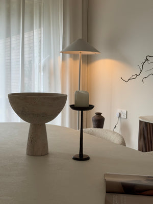 Cloud White Micro Cement Table