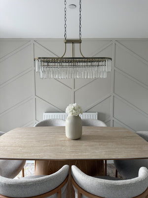 Eton Natural Dining Table & Soho Oak Dining Chair Set