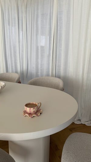 Eton Natural Dining Table & Soho Oak Dining Chair Set