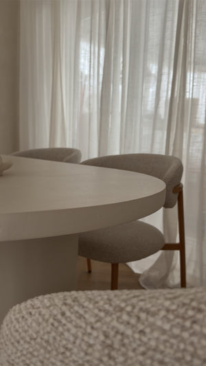 Eton Natural Dining Table & Soho Oak Dining Chair Set