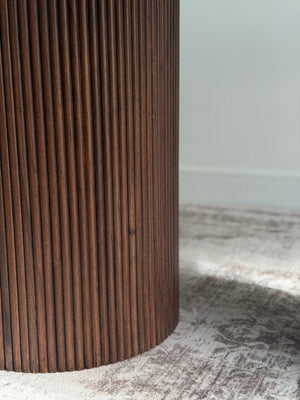 Luna Oval Dining Table Walnut