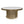Luca White & Gold Round Marble Coffee Table
