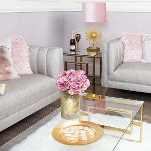 ALEX GOLD COFFEE TABLE