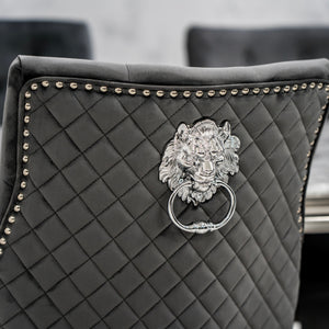 Arianna Grey Dining Set With Grey Bentley Chairs