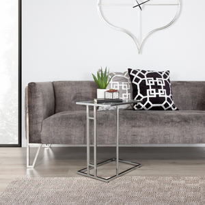 HOLLI SILVER SOFA TABLE