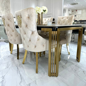 Sorrento Marble Dining Table Set