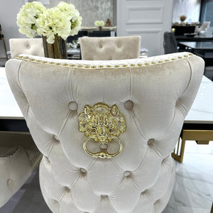 Sorrento Marble Dining Table Set