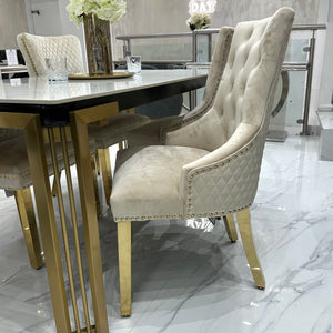 Sorrento Marble Dining Table Set