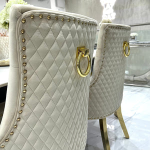 Sorrento Marble Dining Table Set