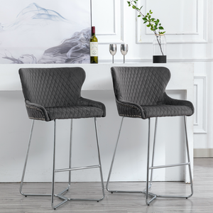 Aura Velvet Barstool - 5 Colours