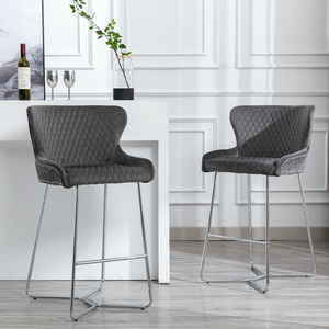 Aura Velvet Barstool - 5 Colours