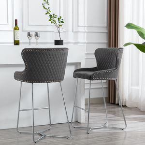 Aura Velvet Barstool - 5 Colours